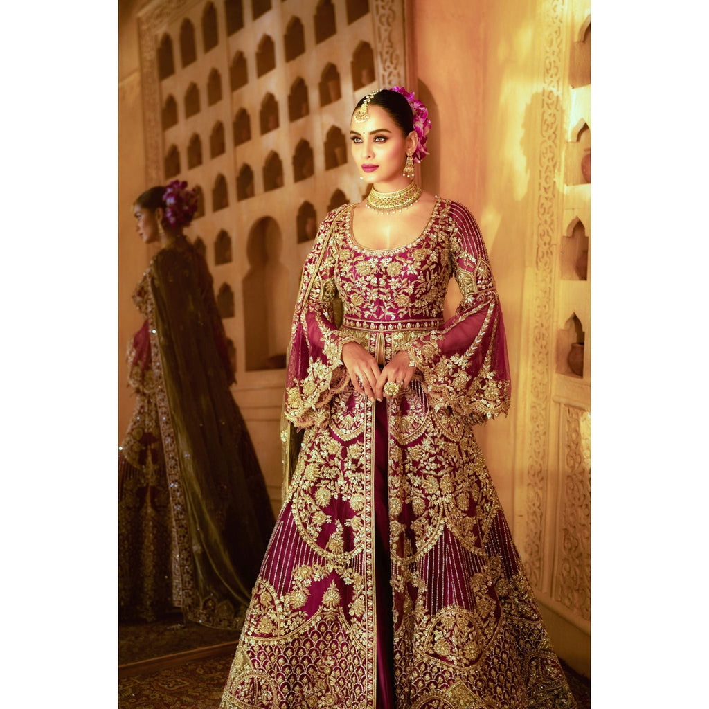 Bridal anarkali clearance lehenga